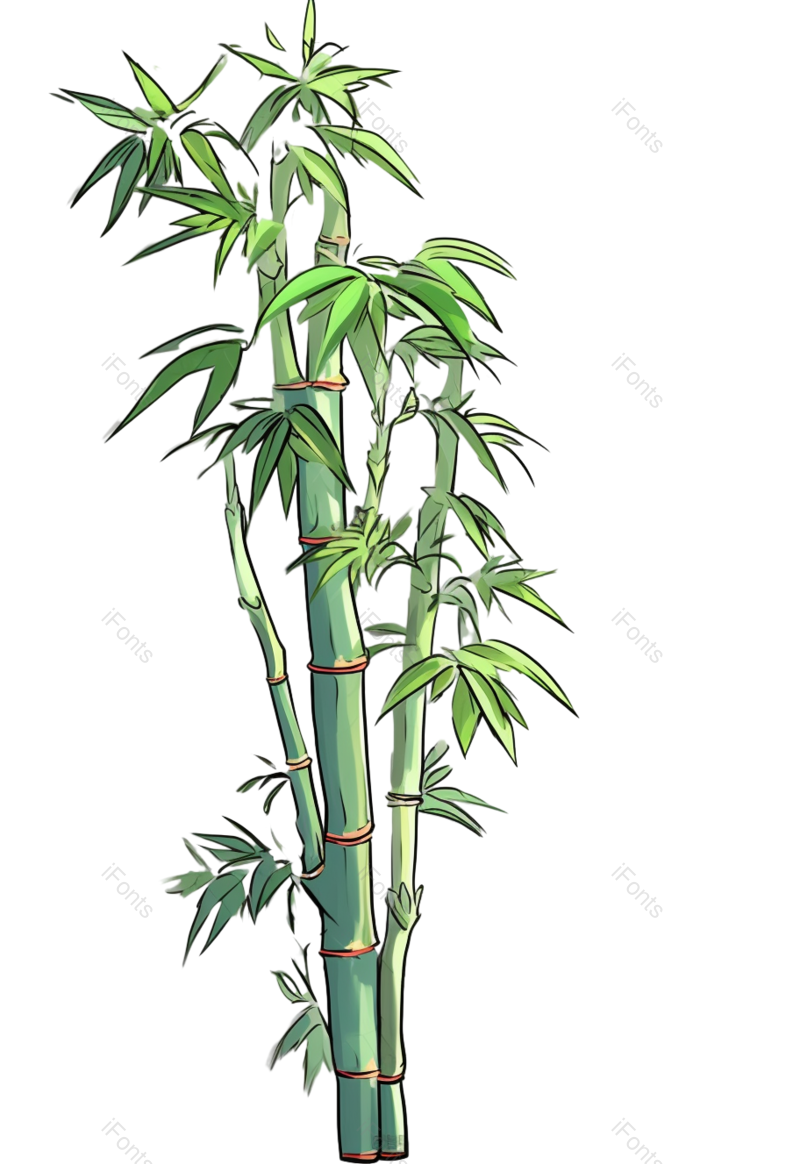 叶子图片,中国风元素,元素PNG,卡通免抠素材